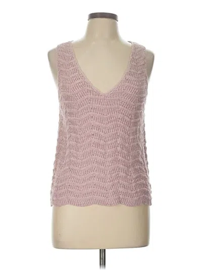 Pre-owned Madewell Sweater Vest In Pink