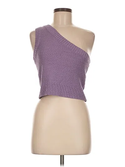 Pre-owned Madewell Sweater Vest In Purple