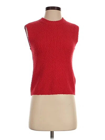 Pre-owned Madewell Sweater Vest In Red