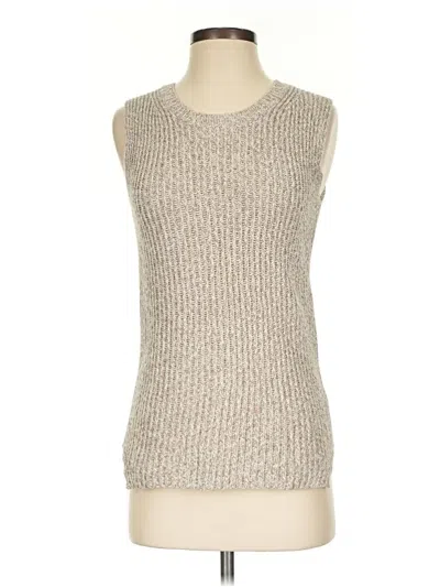 Pre-owned Madewell Sweater Vest In Silver