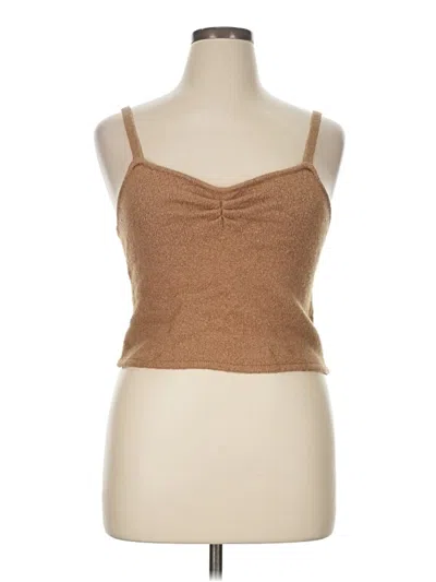 Pre-owned Madewell Sweater Vest In Tan