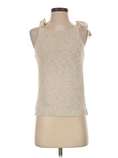 Pre-owned Madewell Sweater Vest In Tan