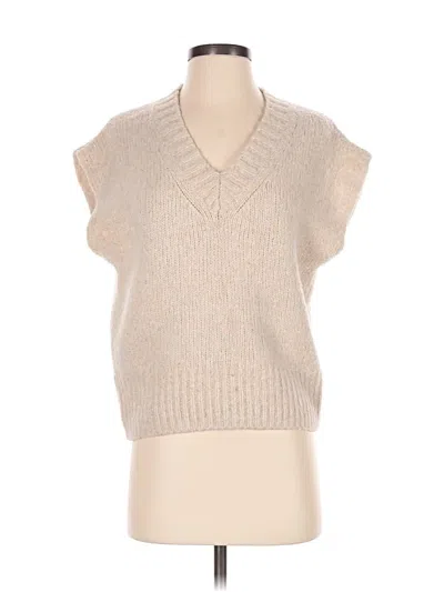 Pre-owned Madewell Sweater Vest In Tan
