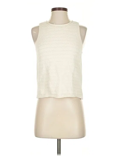 Pre-owned Madewell Sweater Vest In White