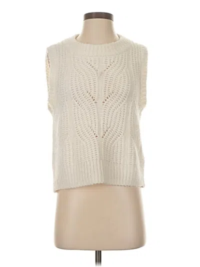 Pre-owned Madewell Sweater Vest In White