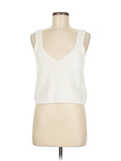 Pre-owned Madewell Sweater Vest In White