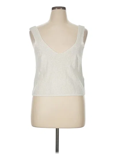 Pre-owned Madewell Sweater Vest In White