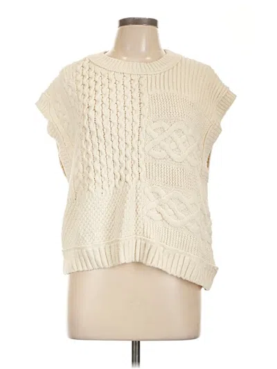 Pre-owned Madewell Sweater Vest In White