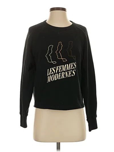 Pre-owned Madewell Sweatshirt In Black