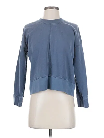 Pre-owned Madewell Sweatshirt In Blue