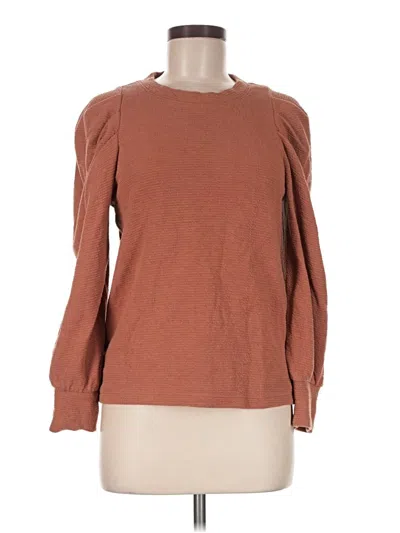 Pre-owned Madewell Sweatshirt In Brown