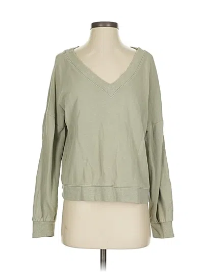 Pre-owned Madewell Sweatshirt In Green