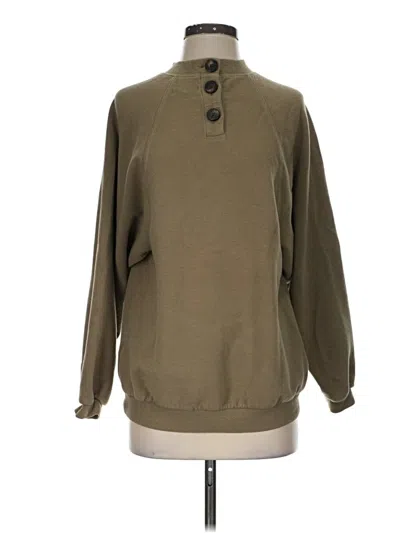 Pre-owned Madewell Sweatshirt In Green
