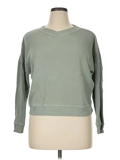 Pre-owned Madewell Sweatshirt In Green