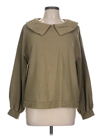 Pre-owned Madewell Sweatshirt In Green
