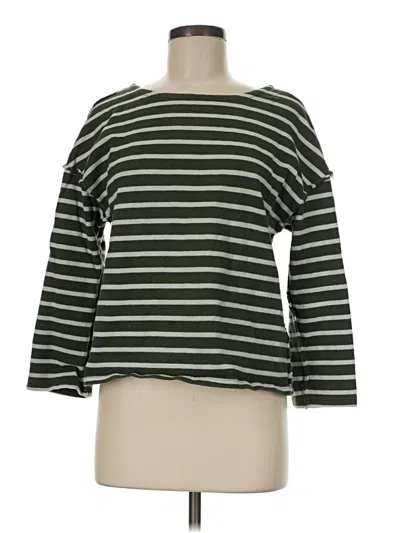 Pre-owned Madewell Sweatshirt In Green