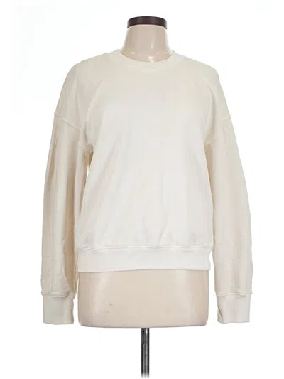 Pre-owned Madewell Sweatshirt In Ivory