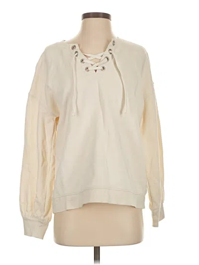Pre-owned Madewell Sweatshirt In Ivory