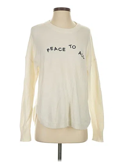 Pre-owned Madewell Sweatshirt In Ivory