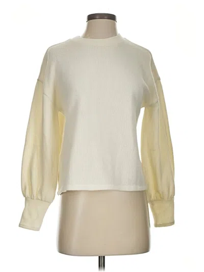 Pre-owned Madewell Sweatshirt In Ivory
