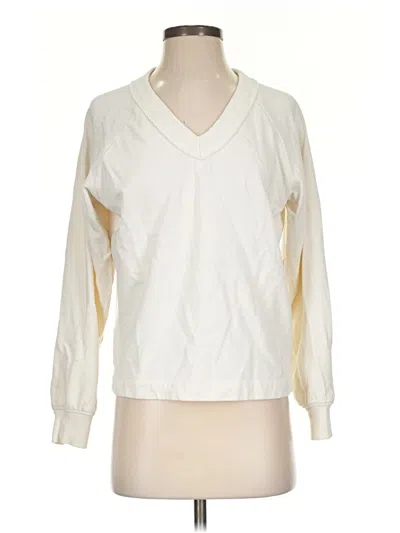Pre-owned Madewell Sweatshirt In Ivory