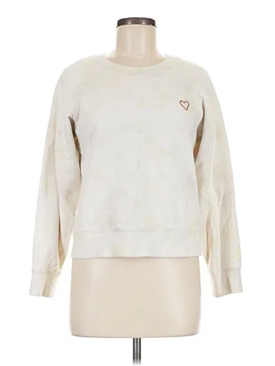 Pre-owned Madewell Sweatshirt In Ivory