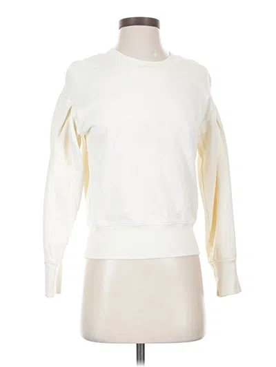 Pre-owned Madewell Sweatshirt In Ivory