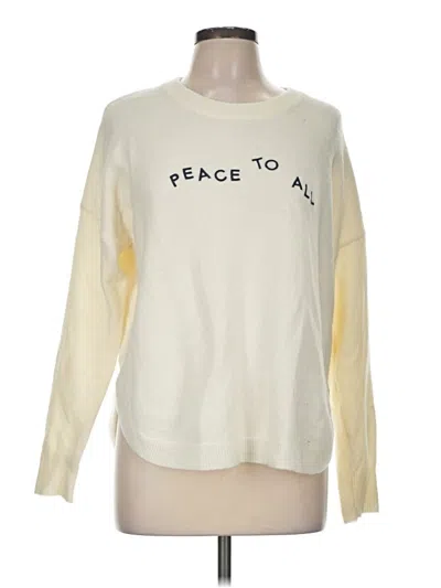 Pre-owned Madewell Sweatshirt In Ivory