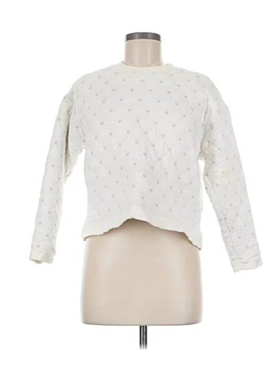Pre-owned Madewell Sweatshirt In Ivory