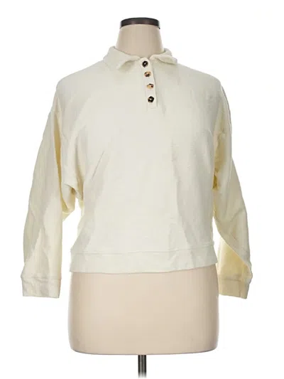 Pre-owned Madewell Sweatshirt In Ivory