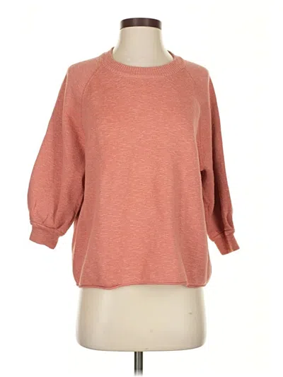 Pre-owned Madewell Sweatshirt In Orange
