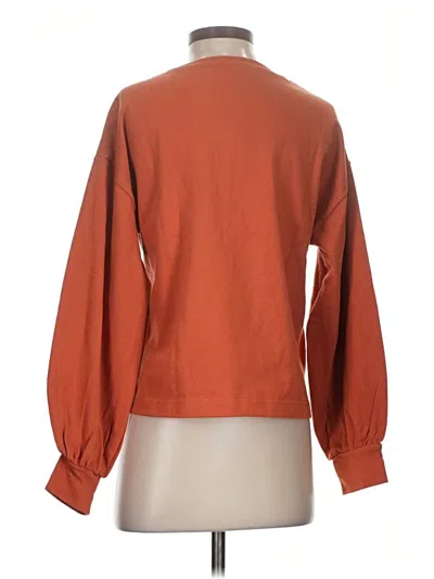 Pre-owned Madewell Sweatshirt In Orange