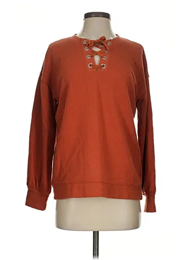 Pre-owned Madewell Sweatshirt In Orange