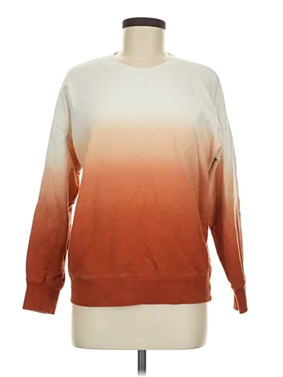 Pre-owned Madewell Sweatshirt In Orange