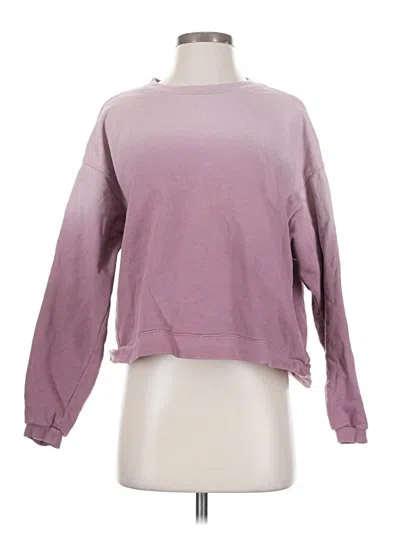 Pre-owned Madewell Sweatshirt In Purple
