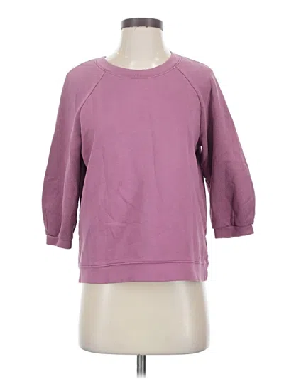 Pre-owned Madewell Sweatshirt In Purple
