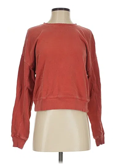 Pre-owned Madewell Sweatshirt In Red
