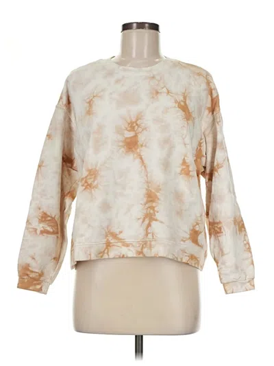 Pre-owned Madewell Sweatshirt In Tan