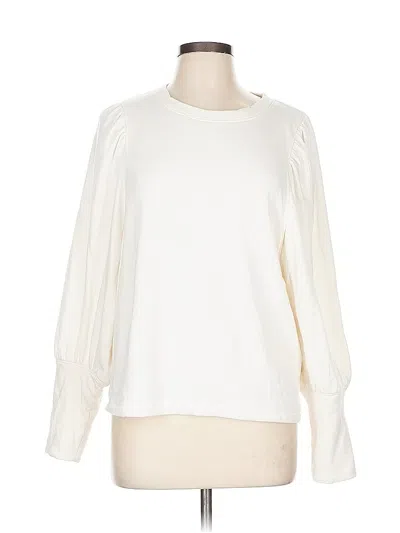 Pre-owned Madewell Sweatshirt In White