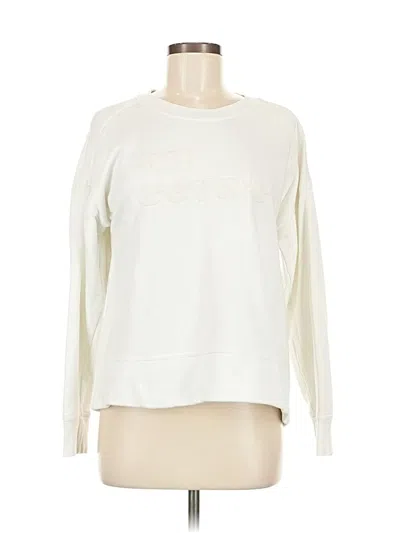 Pre-owned Madewell Sweatshirt In White
