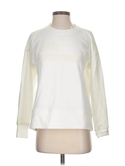 Pre-owned Madewell Sweatshirt In White