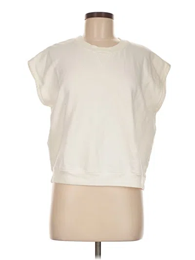 Pre-owned Madewell Sweatshirt In White