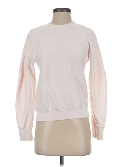 Pre-owned Madewell Sweatshirt In White
