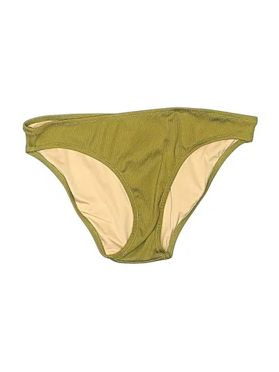 Pre-owned Madewell Swimsuit Bottoms In Gold