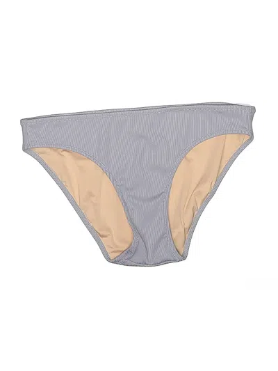 Pre-owned Madewell Swimsuit Bottoms In Gray