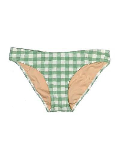 Pre-owned Madewell Swimsuit Bottoms In Green