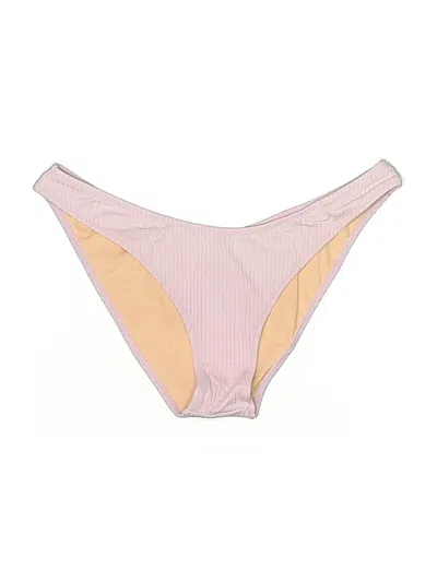 Pre-owned Madewell Swimsuit Bottoms In Pink