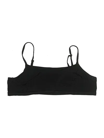Pre-owned Madewell Swimsuit Top Black Swimwear