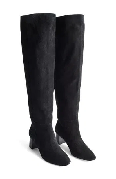 Madewell Sylvia Slouch Tall Boot In True Black