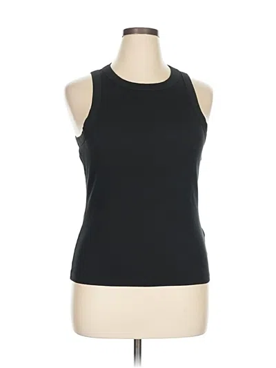 Pre-owned Madewell Tank Top Black Crew Neck Tops